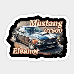 Mustang GT500 Eleanor Sticker